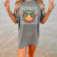Summer Vibes Checkered smile-DTF