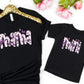 Mama pink and purple butterflies pink-DTF