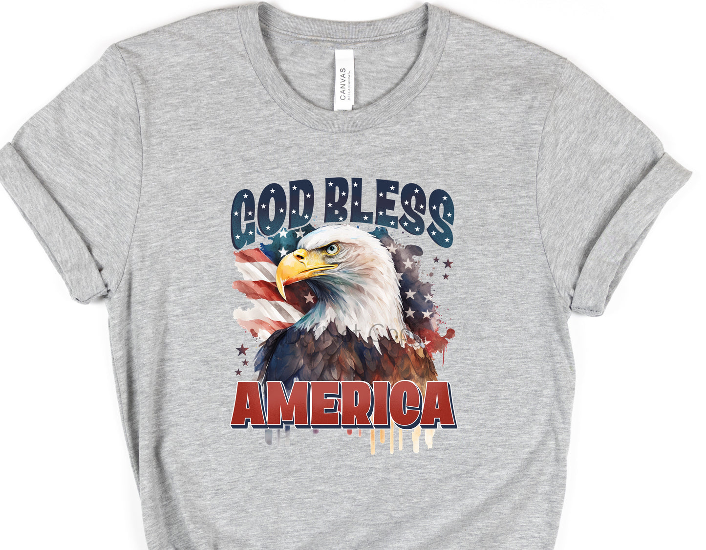 God bless America eagle-DTF