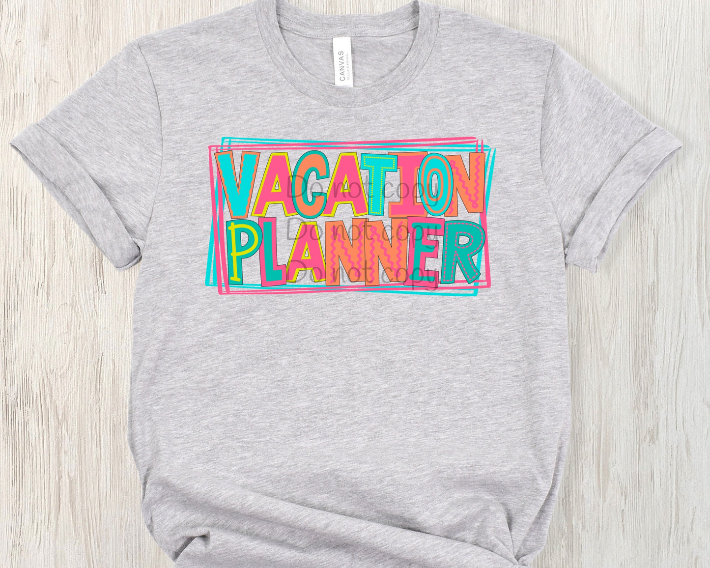 Vacation planner-DTF