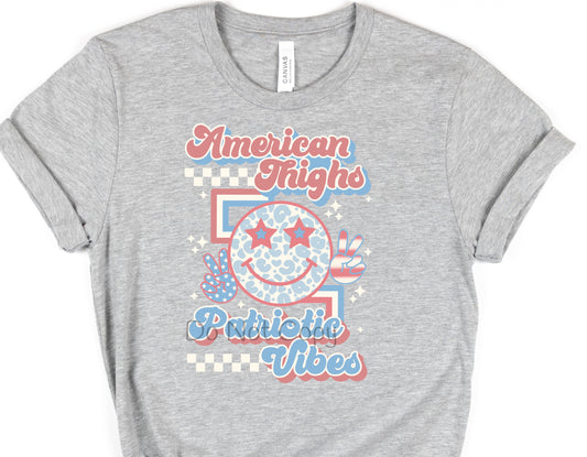 American thighs patriotic vibes-DTF