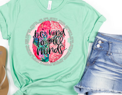 Be kind to all minds-DTF