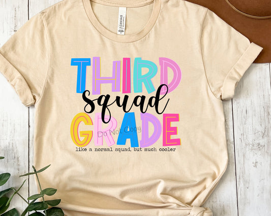 Third grade squad-DTF