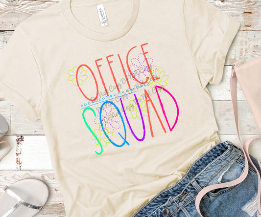 Chalkboard Office squad-DTF