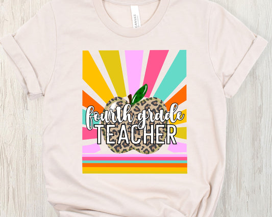 Fourth grade teacher sunshine-DTF