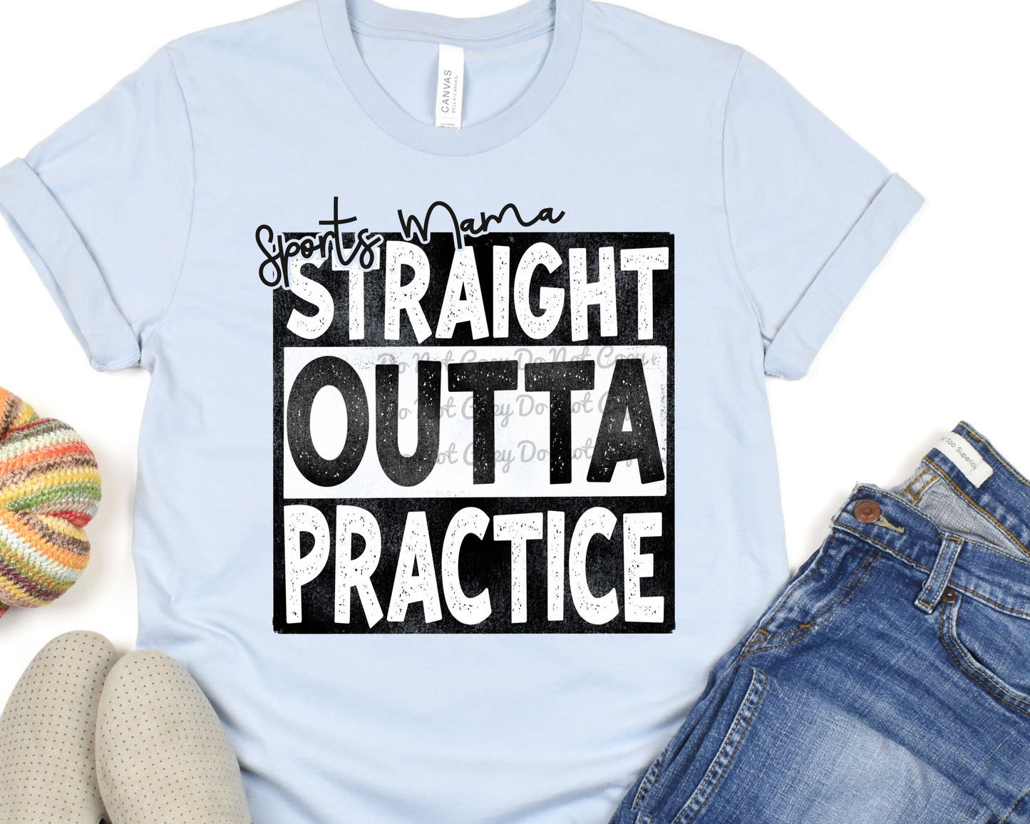 Sports mama straight outta practice-DTF