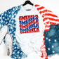 America red and blue-DTF