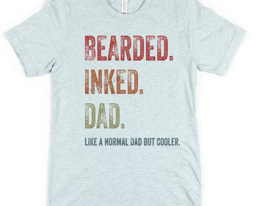 Bearded inked dad-DTF