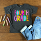 Fourth Grade -bright color-DTF