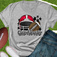 Cardinals football helmet red gray-DTF