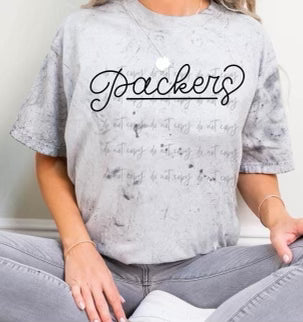 Hand lettered Packers-DTF