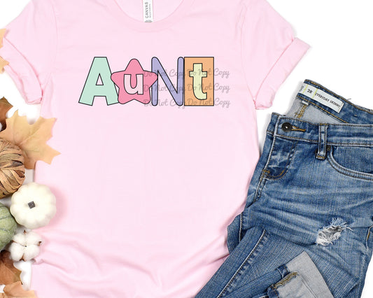 Aunt retro-DTF