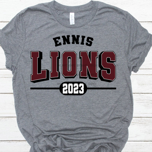 Ennis lions -DTF