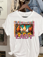 Crazy chicken lady-DTF