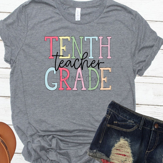 Tenth grade teacher-DTF