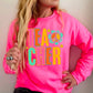 Bright retro Teacher boho -DTF