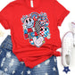 Retro patriotic July 4 collage-DTF