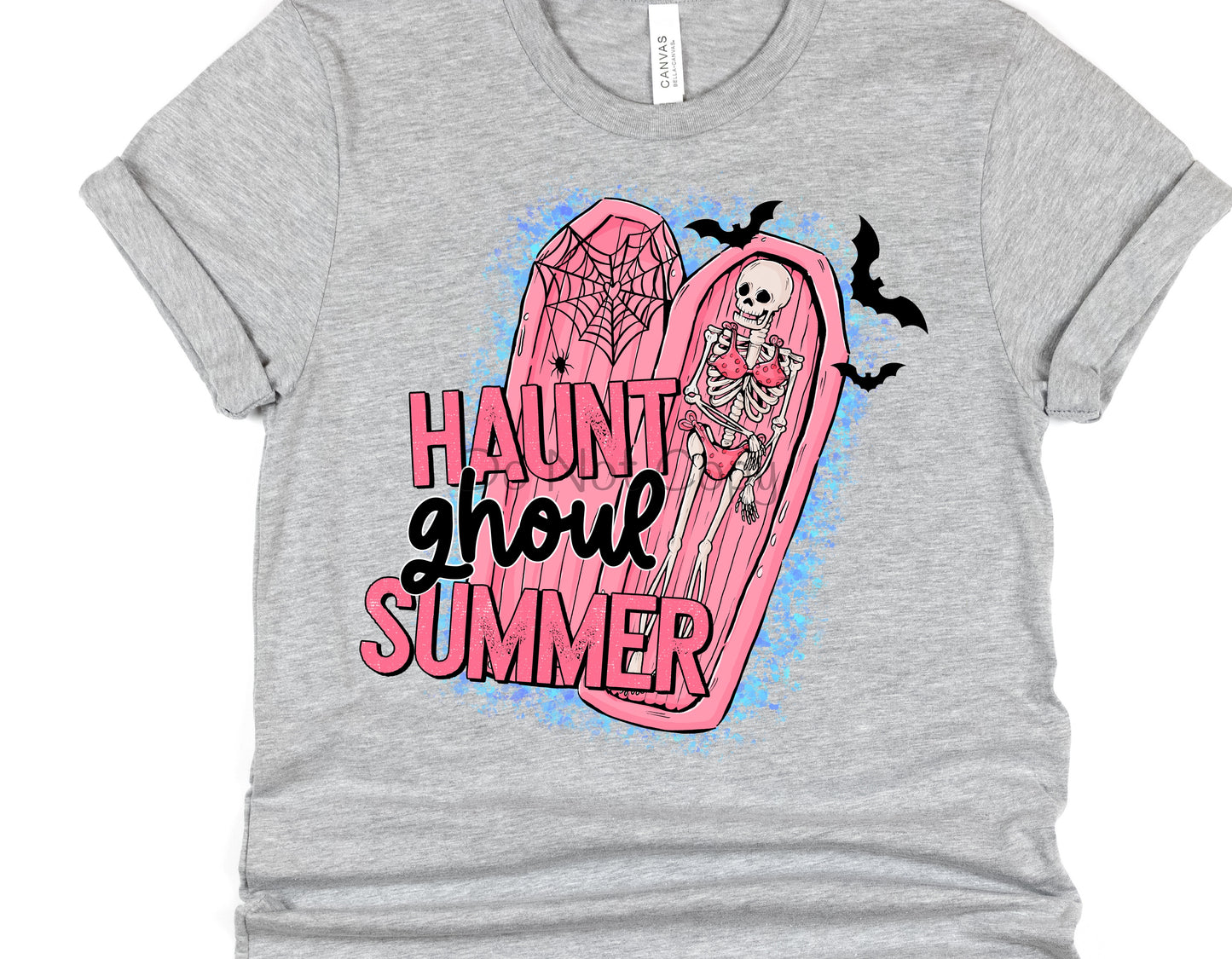 Haunt ghoul summer skeleton coffin-DTF