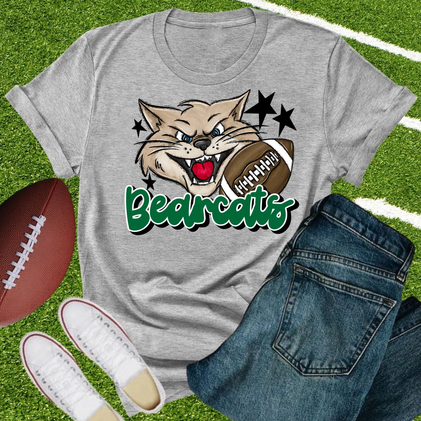 Bearcats football green-DTF