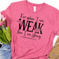 For when I am weak 2 Corinthians 12:10-DTF