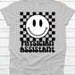 Physician assistant smiley face-DTF