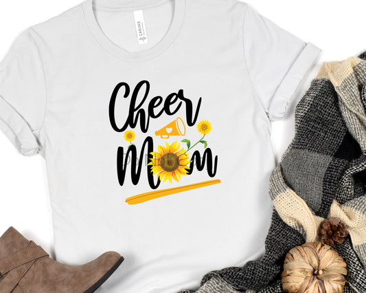 Cheer mom sunflowers-DTF