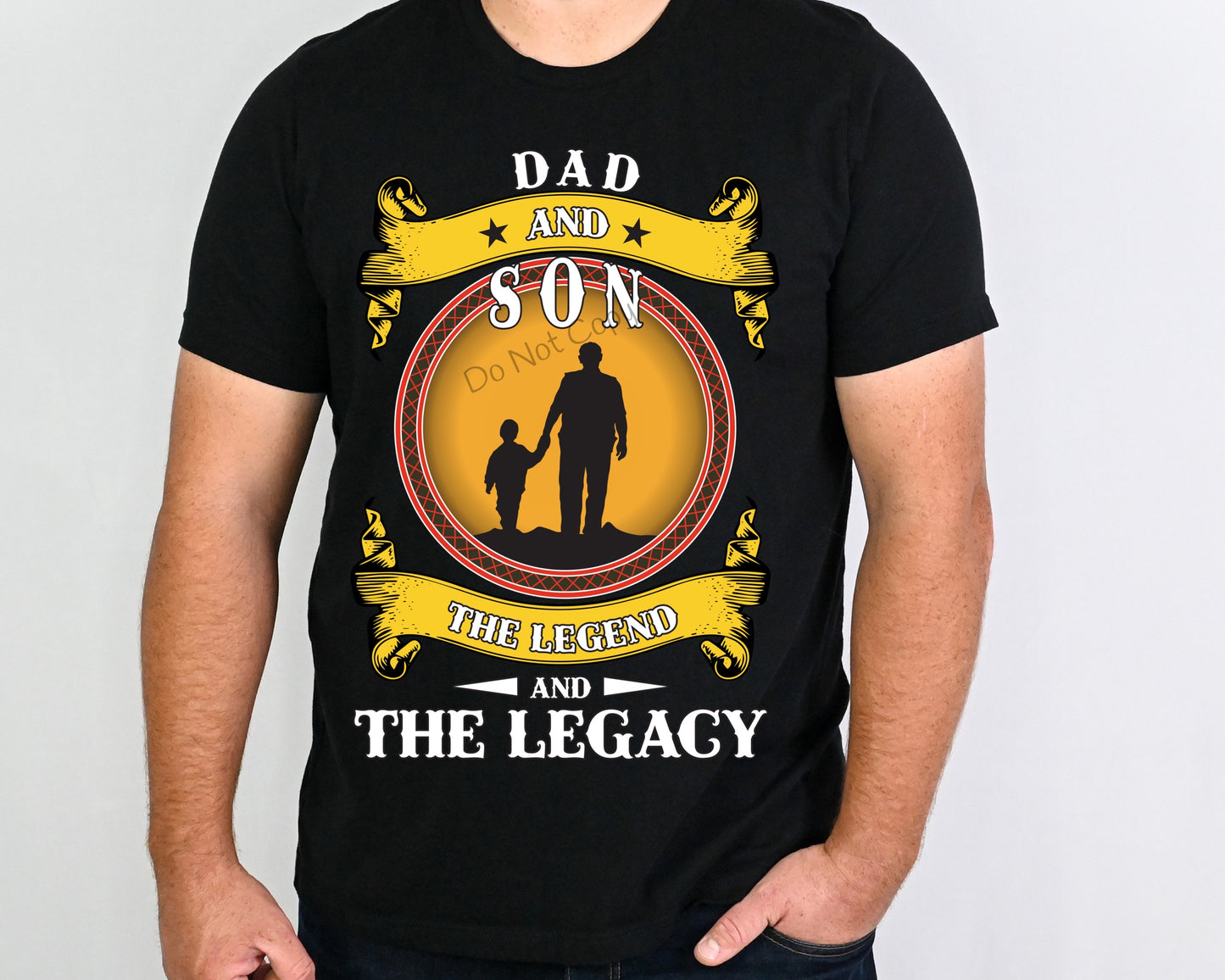 Dad and son the legend and the legacy-DTF