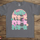 Hello pre-k smiley face rainbow-DTF