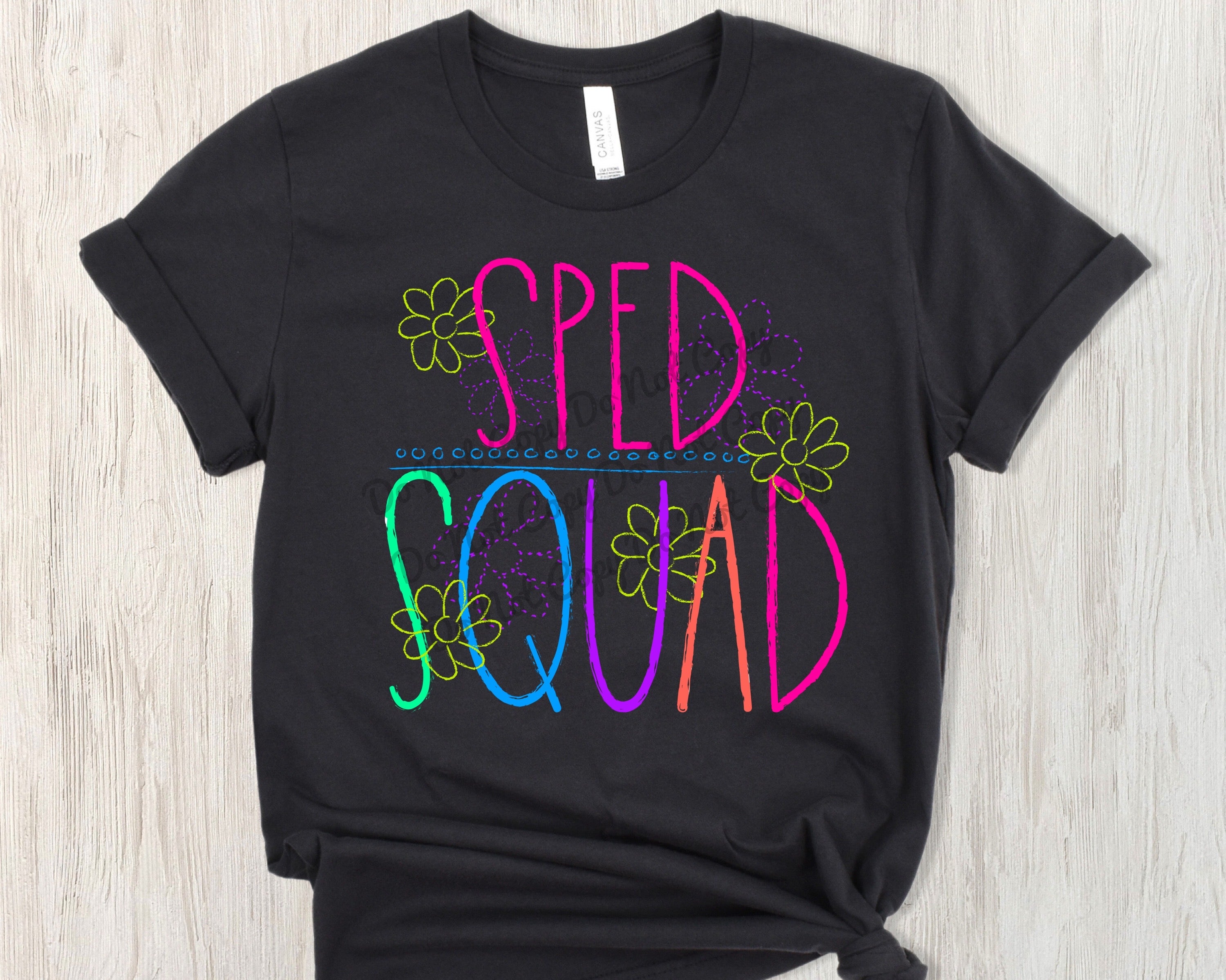 Chalkboard Sped squad-DTF – ABIDesignstore