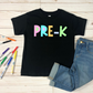 Pre K -pastel color-DTF