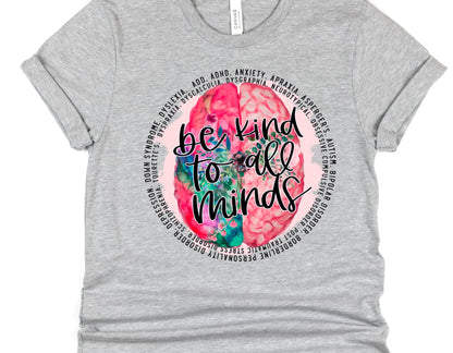 Be kind to all minds-DTF