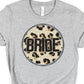 Bride circle leopard-DTF