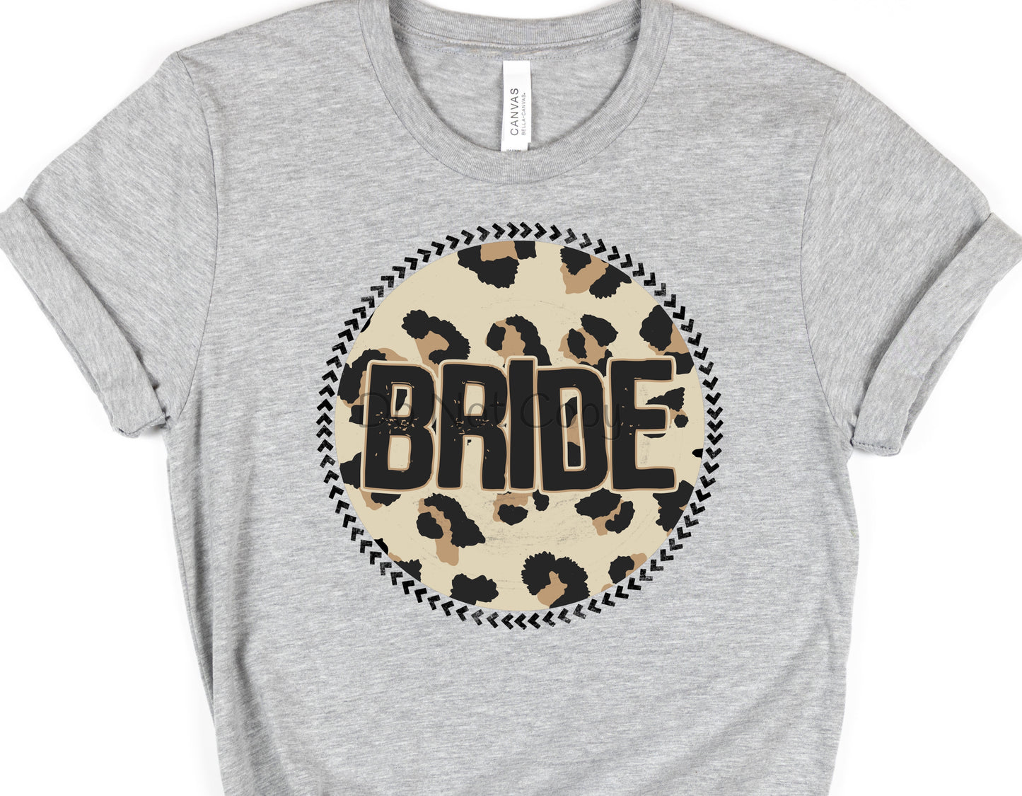 Bride circle leopard-DTF