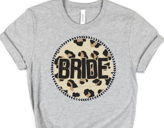 Bride circle leopard-DTF