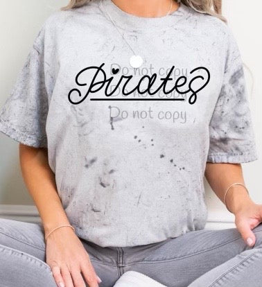 Hand lettered Pirates-DTF
