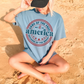 America land of the free circle-DTF