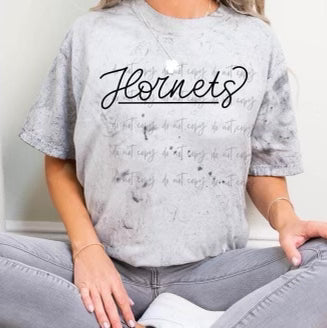 Hand lettered Hornets-DTF