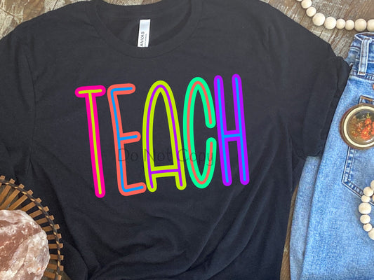 Teach neon-DTF