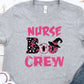 Nurse boo crew pink-DTF