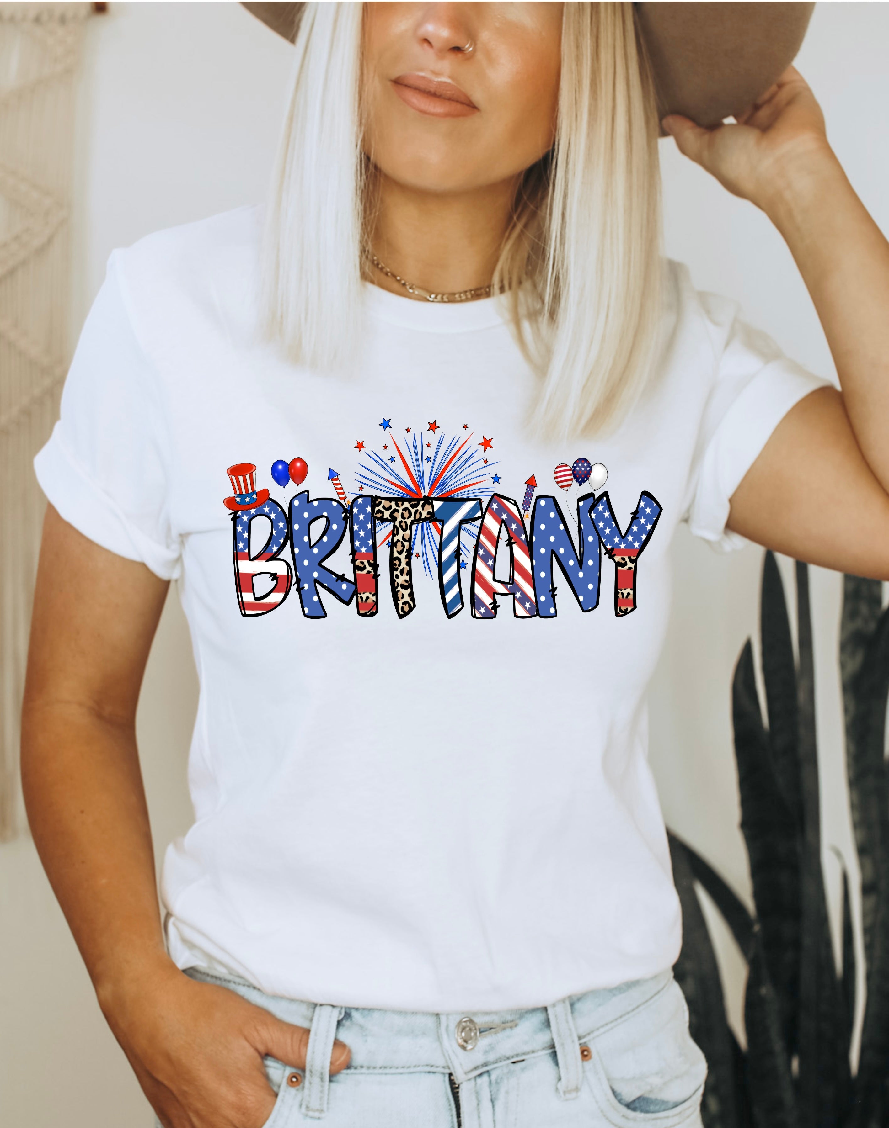 Patriotic Custom Name-DTF โ ABIDesignstore