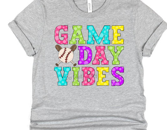 Game day vibes baseball-DTF