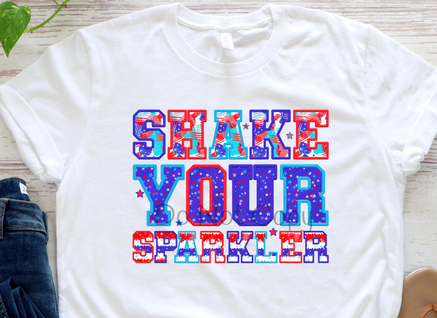 Shake your sparkler-DTF