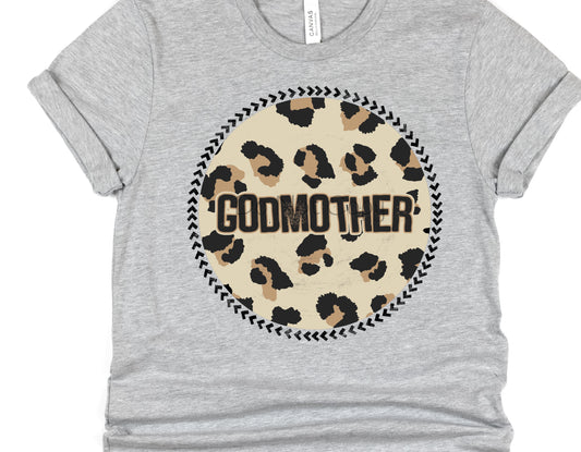 Godmother circle leopard-DTF