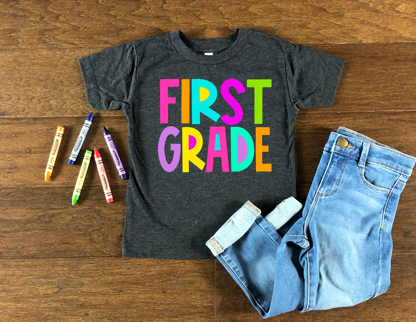 First Grade -bright color-DTF