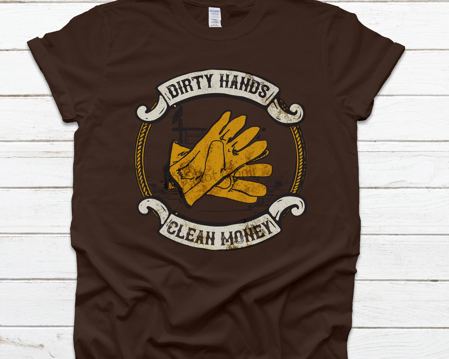 Dirty hands clean money-DTF