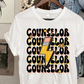 Counselor stacked pencil bolt-DTF