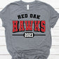 Red Oak Hawks -DTF