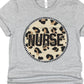 Nurse leopard circle- DTF