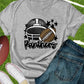 Panthers football helmet black-DTF