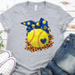 Softball navy blue bow-DTF